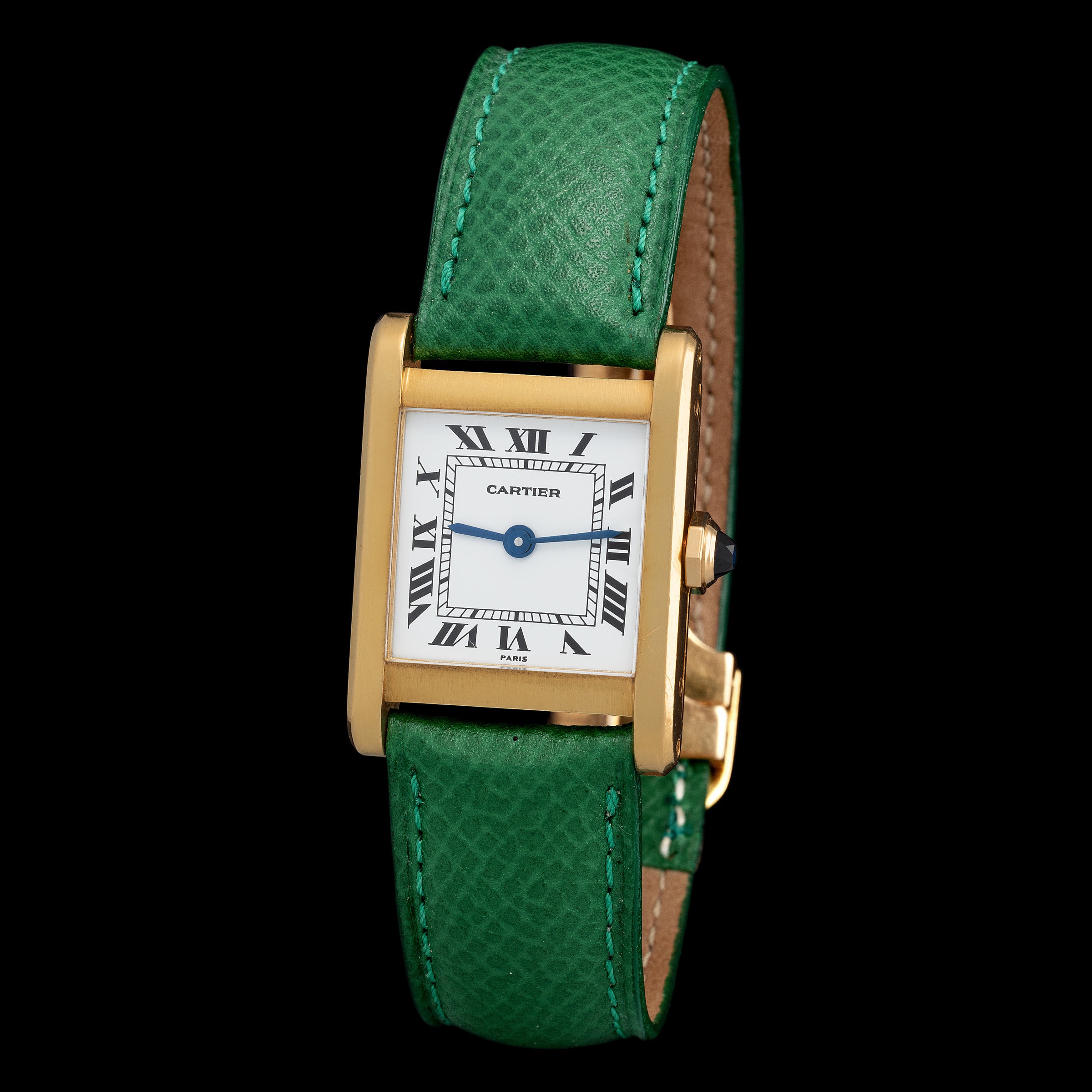 Cartier Attractive Tank Normale Rectangular Shape Wristwatch