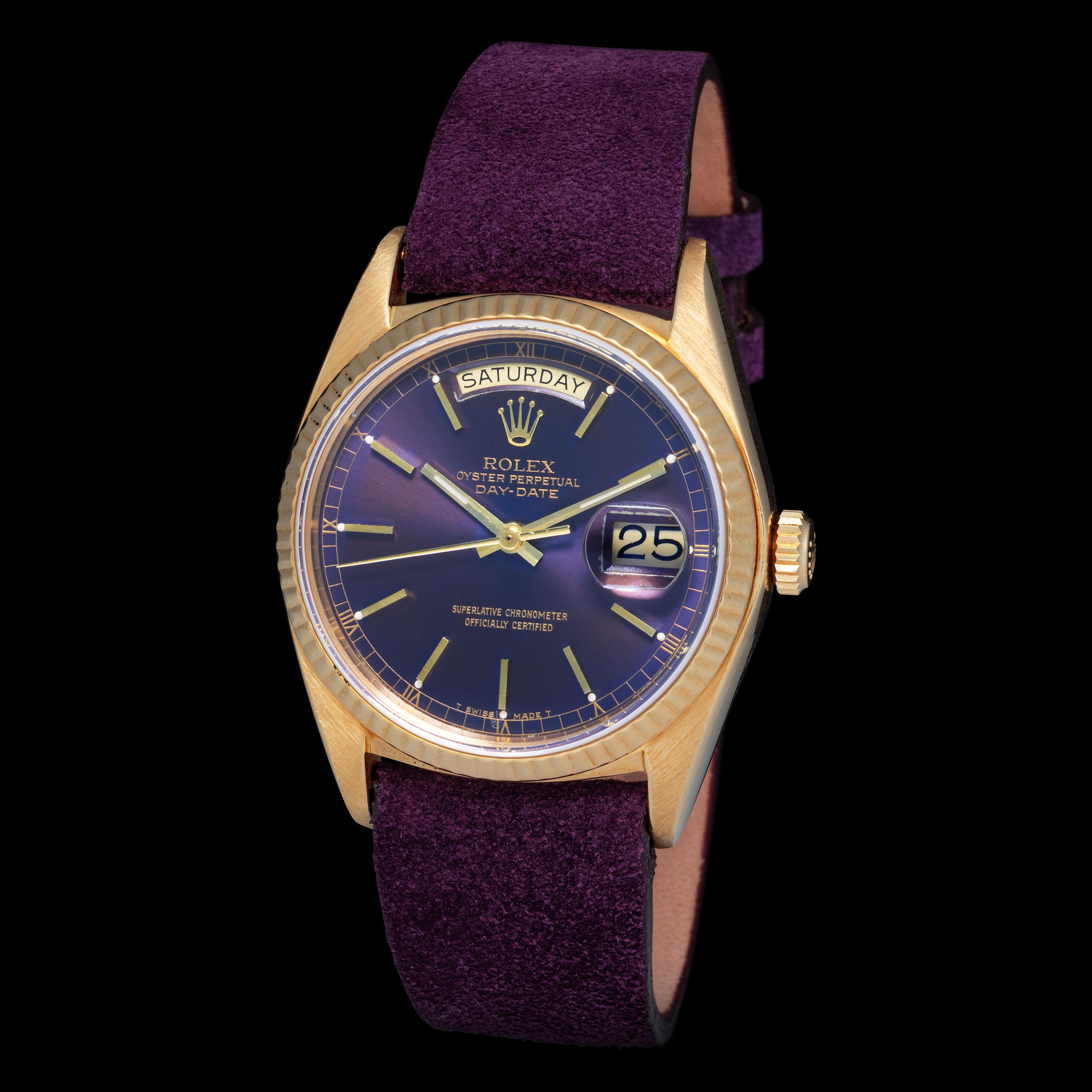 Rolex day date purple hot sale